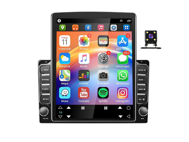 9.7' Android 14 Double Din Car Stereo Radio for Nissan Titan 2017-2019 2+64G Wireless CarPlay & Android Auto Bluetooth Touchscreen Head Unit,GPS...