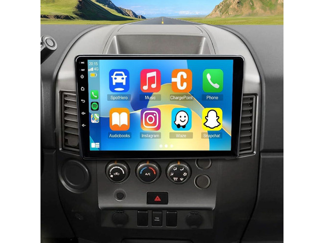 Android 13 Double Din Car Stereo Radio for Nissan Titan 2004-2007 with Wireless Carplay Android Auto 10.1 in Touchscreen for Nissan Titan Car...