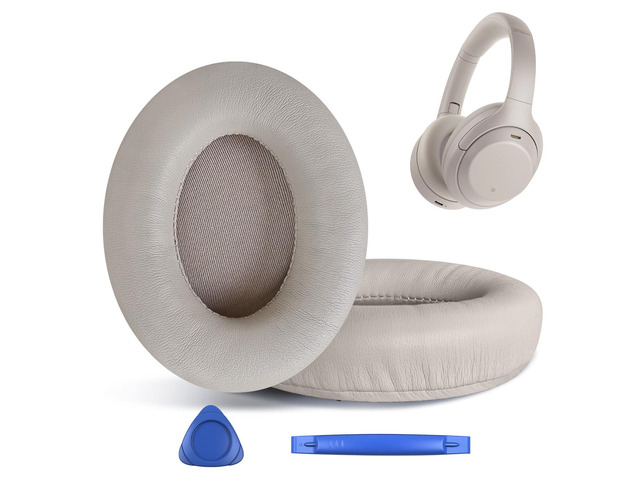 Replacement Ear Pads for Sony WH-1000XM4 (WH1000XM4) Over-Ear Headphones, Earpads Cushions with High-Density Noise Isolation Foam, Added Thickness...