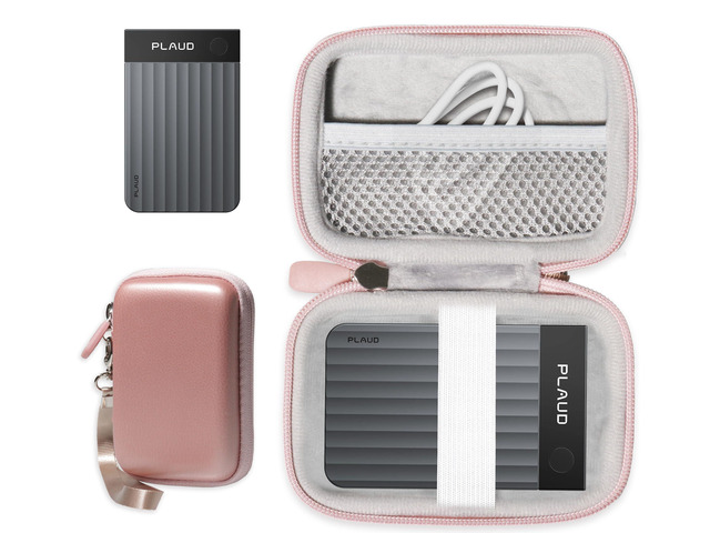 Case for PLAUD Note Pro AI Voice Recorder w/Case, Palm Size organizing case (Rose Gold)