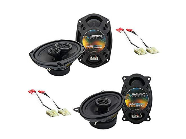 4x6 6x9 Speaker Package Fits 1982-1989 Chevy S-10 Blazer R46 and R69 models included, direct factory replacement combo, easy stock stereo...