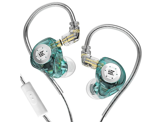 EDXPro KZ EDX in-Ear Monitors, HiFi Stereo Stage/Studio IEM Wired Noise Isolating Sport Earphones/Earbuds/Headphones with Detachable Cable for...
