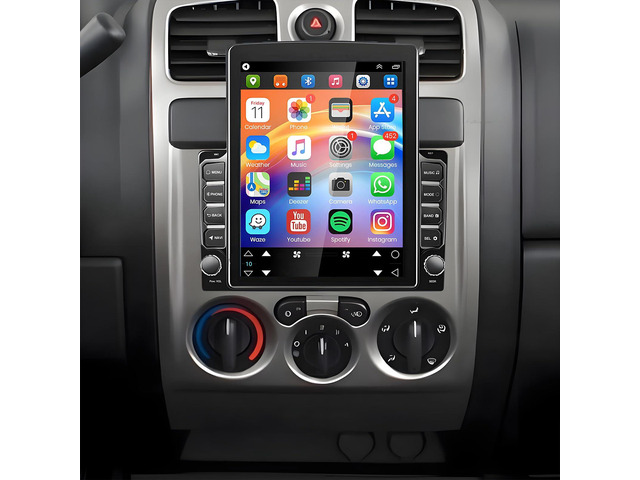 9.7 inch Touchscreen Car Stereo Fit for Chevy Colorado 2004-2012, Android 13 Double Din Car Radio with Carplay & Android Auto in-Dash Navigation BT...