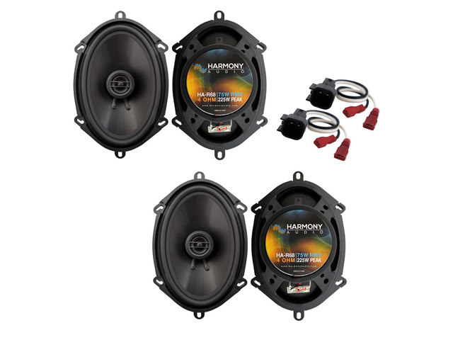 Fits Ford Escape 2008-2012 Front Rear Speaker Replacement Kit Plug-and-play wiring harnesses for door panels, no cutting or splicing, restores...
