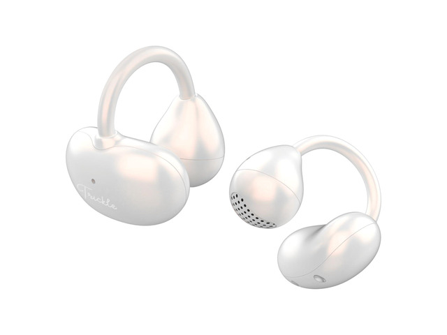 Open Ear Headphones, Trickle 4g Lightweight Wireless Bluetooth 5.4 Clip On Earbuds with 38H Playtimes, Fit Comfort Sport Ear Clip Earbuds, Hi-Fi...