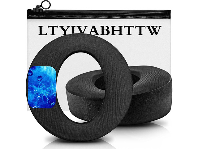 PS5 Cooling Gel Earpads - Compatible with PS5 PlayStation 5 Pulse 3D Headset (Hybrid Cooling Fabric)