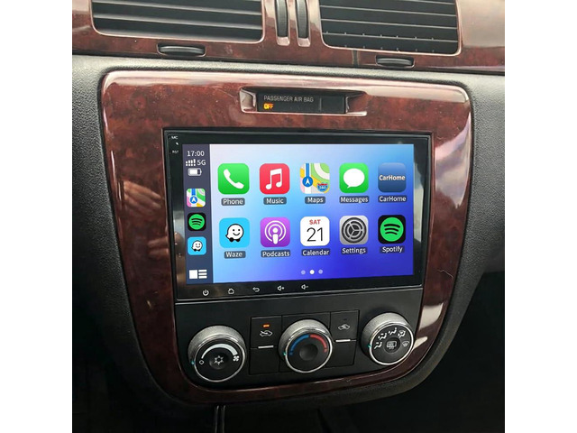 Android 14 Upgrade Car Radio Stereo for Chevy Impala 2006-2013 Head Unit with Wireless Carplay Android Auto, 7 inch Touchscreen Stereo Bluetooth...