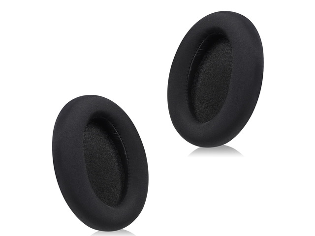 Replacement Ear Pads for Headphones - Compatible for Sony WH-1000xm3 Premium Ice Silk Cloth Cushions with Soft Memory Foam for Comfort - Black