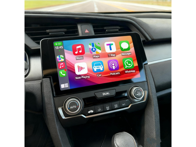 4+64G Radio for Honda Civic 2016 2017 2018 2019 2020 with Wireless Apple Carplay Android Auto, 9 Touch Screen for Civic Stereo Bluetooth, FM, GPS...
