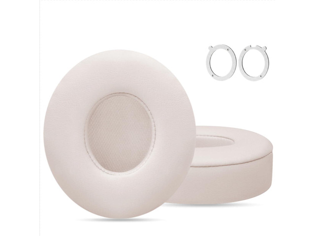 Ear Pads Replacement for Beats - Earpad Cushions for Solo 2/3 Wired Wireless Headphones Covers with Noise Isolation Memory Foam with Extra Adhesive...