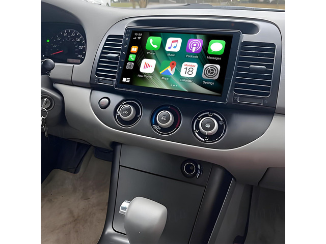 Car Stereo Radio for Toyota Camry 2000 2001 2002 2003 2004 2005 2006, 9' IPS Touchscreen Car Radio with Wireless Carplay/Android Auto Support GPS...