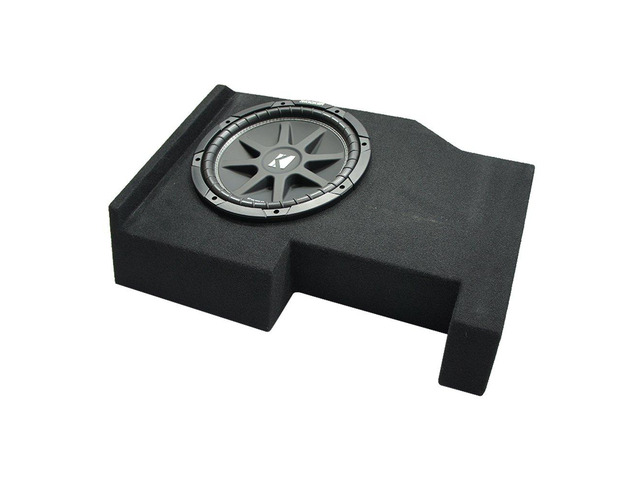 Kicker Comp C12 Loaded 12' Sub Box Fits 2014-2018 Chevy Silverado Crew Cab single subwoofer enclosure, vehicle-specific design by ASC, deep bass...