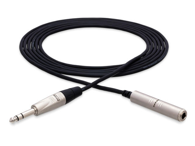 HXSS-005 Pro Headphone Extension Cable, REAN 1/4 Inches TRS to 1/4 Inches TRS, 5 Feet