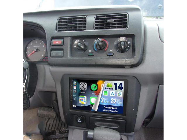 Double Din Car Stereo Radio for Nissan Frontier 1998-2000 with Wir eless CarPlay and Android Auto, 7'' Car Head Unit Surpport Bluetooth WiFi GPS...