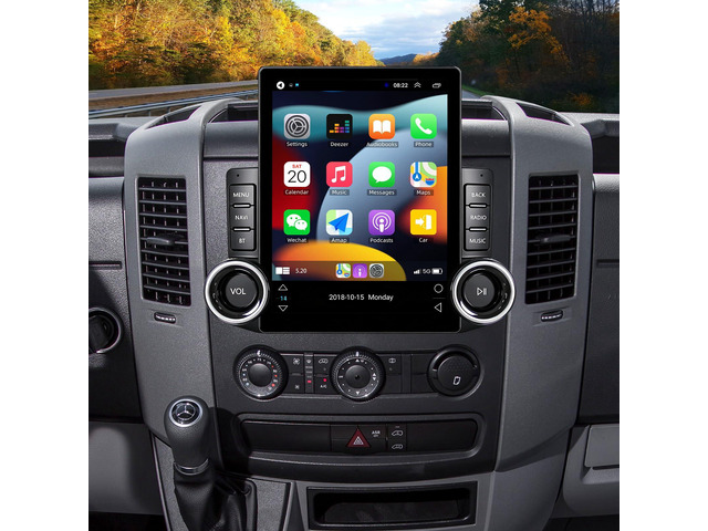 4+64G 9.7' Android 15 Car Stereo Radio for Mercedes Benz Sprinter 2006-2018 With Wireless CarPlay & Android Auto, Touch Carplay Screen for Car,...