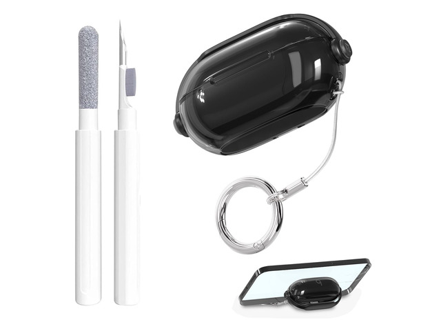 Secure Lock for Beats Solo Buds Case Clear,Cute Headphone Style Design for Beats Solo Buds Cover,Shockproof Soft TPU Skin for Beat Solo Case with...