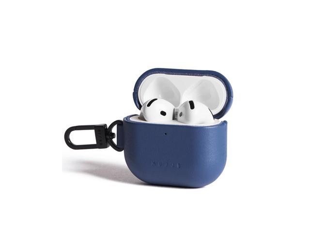 Echelon Leather Case for AirPods (4th Gen) - Wireless Charging Compatible - Durable & Luxurious Design - Secure Fit - Premium Leather - Monaco Blue Echelon Leather Case for AirPods (4th Gen) - Wireless Charging Compatible - Durable & Luxurious Design - Secure Fit - Premium Leather - Monaco Blue