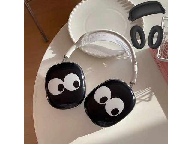 Cartoon Case for AirPods Max Cover - 3 in 1 Cute Funny Headphones Case for AirPods Max Ear Cups Protector Cover Accessories Set Kit with...