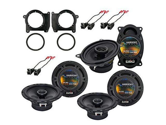 Fits GMC Envoy 1998-2001 6.5 and 4x6 Speaker Package Restores worn factory sound, includes both replacement sizes, bolt-in OEM style install,...