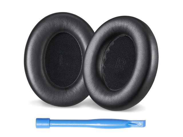 quietcomfort Ultra Ear Pads Replacement Cushion Compatible with Bose QuietComfort Ultra (QC Ultra) Noise Cancelling Headphones (Black). Premium PU...