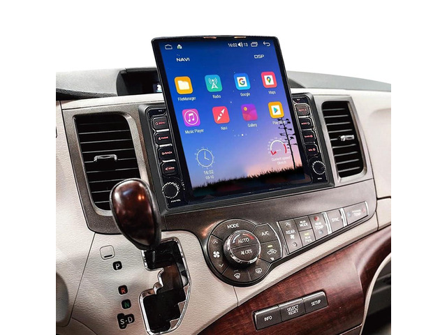 9.7 inch Vertical Touch Screen Car Stereo for Toyota Sienna 2011-2020 Radio with Wireless CarplayAndroid 14 for Sienna Head Unit with Backup Camera...