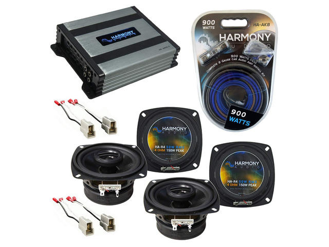 Fits Suzuki Sidekick 1992-1995 Amp and Speaker Package Factory stereo replacement bundle, amplifier plus matched drivers, warmer fuller sound,...