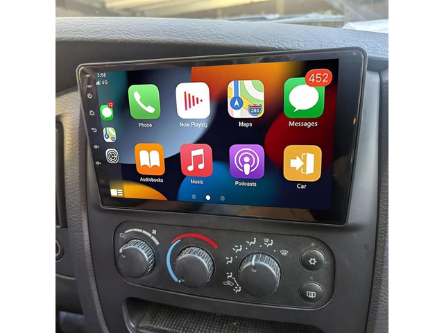 9 inch Car Stereo Radio for Dodge Ram 1500 2500 3500 2003-2005 Head Unit, 2+32G Double Din Car Radio for Dodge Ram 1500 Wireless Carplay Android...