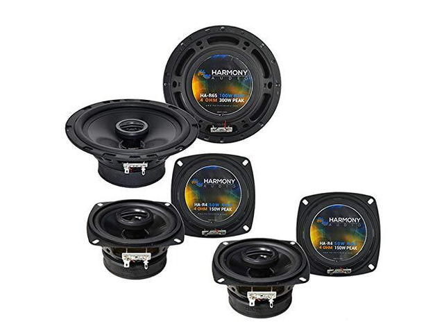 Fits Toyota Land Cruiser 1993-1996 R65 6.5' and 4' Speakers Complete car replacement package, crisp highs solid midbass, direct bolt-in install,...