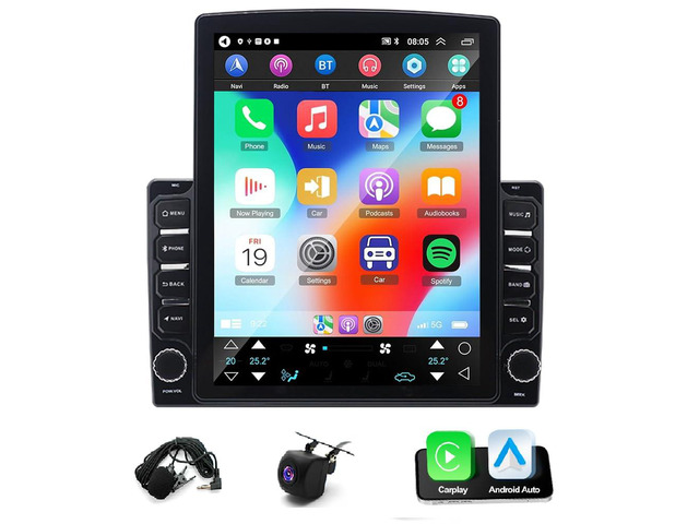 4+64G Car Stereo for Dodge Durango 2004-2009 with Wireless CarPlay Android Auto, 9.7 in Touch Screen Android Stereo Replacement with AHD Backup...