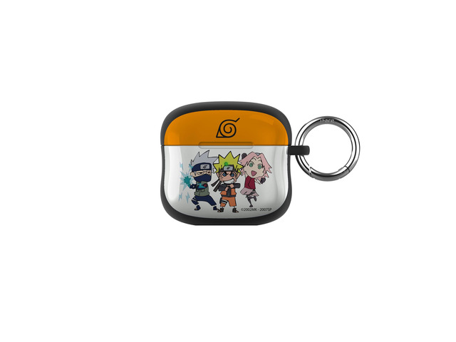 Naruto Shippuden Anime Collection Case [Compatible with AirPods 3rd Gen.] Protective Cover [Carabiner Clip Included] [Wireless Charging Capable] ...
