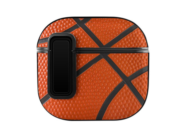 for AirPods 4 Case, Basketball Print Compatible with Apple Airpods 4th Generation Case for Women Men, PC Hard Shell Full Protective Case Cover