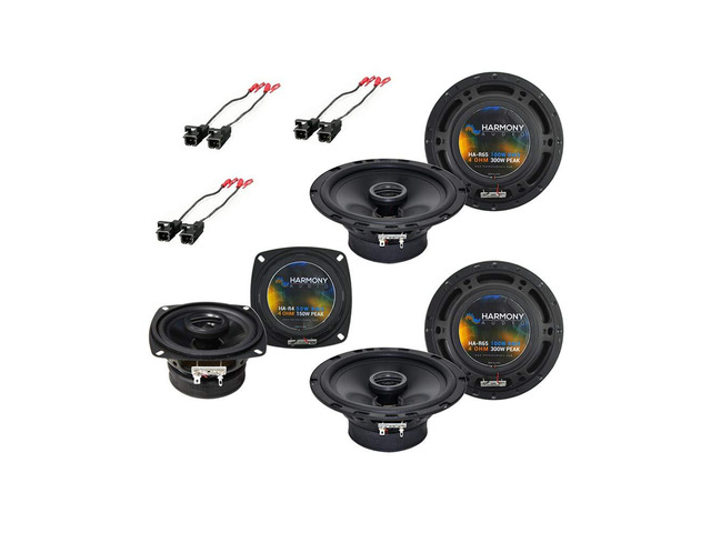 Speaker Upgrade Package Fits Hummer H2 2003-2007 HA-R65 HA-R4 Direct replacement drivers, clear door-panel fit, top accessories choice, no...