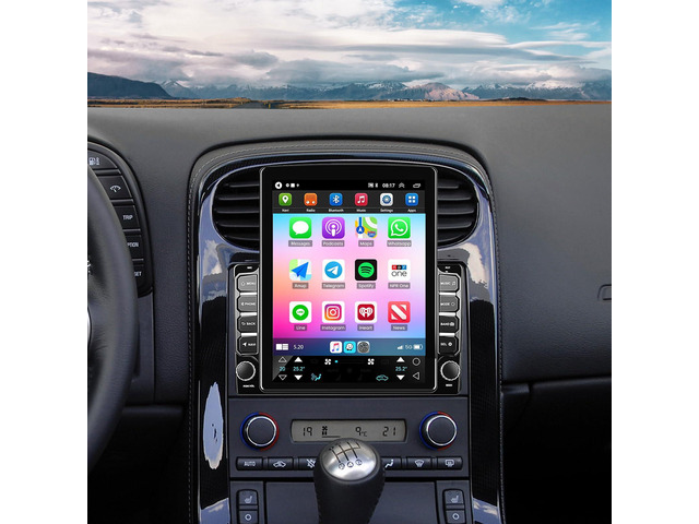 Car Stereo Radio for Chevrolet Corvette 2005-2013 with Wireless Carplay & Android Auto,9.7 Inch Car Audio Receiver GPS Navigation Unit with...