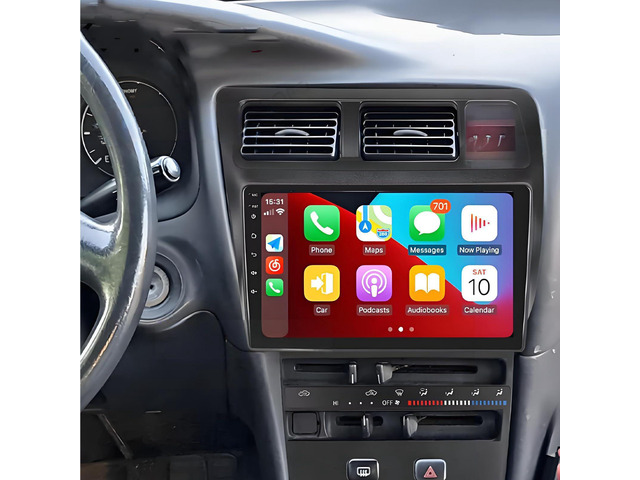Car Stereo Radio Fit for Toyota Corolla 1991 1992 1993 1994 1995 1996 1997, 9 Inch Touchscreen Car Radio with Carplay & Android Auto Bluetooth WiFi...