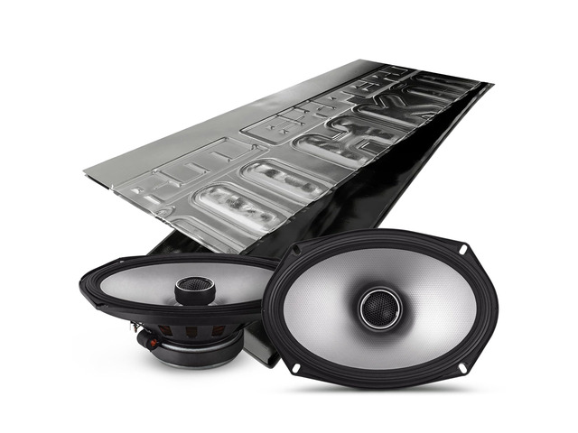 S2-S69, S Series 6x9 2-Way Hi-Res Speakers + Sound Damping Kit Bundle
