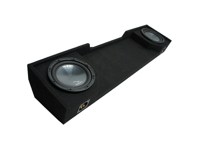 Dual 10' Sub Box R104 Fits 1988-1998 Chevy CK Extended Cab Includes matched woofer pair, vehicle-specific Silverado subwoofer trim, deep clean...