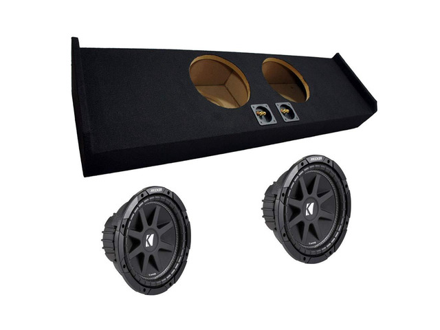 10C10-4 Compatible with Ford F-150 Crew Cab 09-12 Dual 10' Loaded C10 Subwoofer Box (10C10-4)