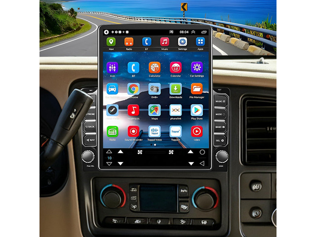 Android 14 Double Din Car Stereo Radio for Chevrolet Tahoe 03-2007 9.7' Touchscreen Car Radio w/Wireless Carplay Android Auto GPS WiFi Bluetooth...