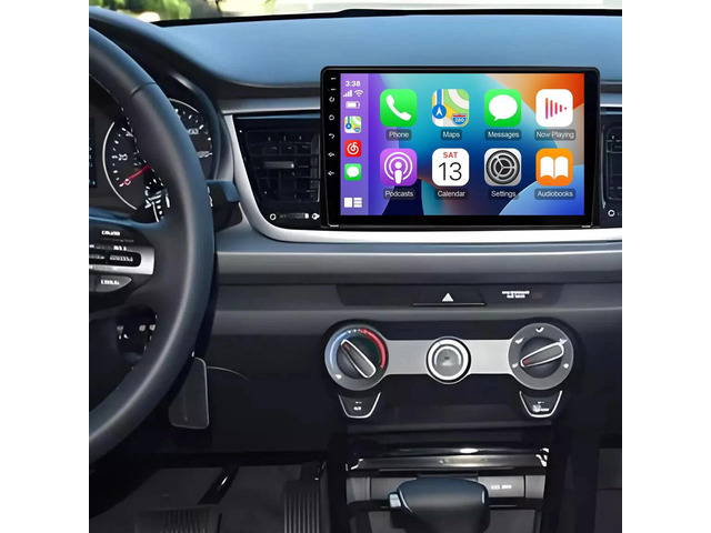 Car Radio Stereo Fit for Kia Rio 2018-2023, 9 inch Touchscreen Car Stereo with Carplay Android Auto WiFi GPS Navigation Bluetooth Mirror Link...
