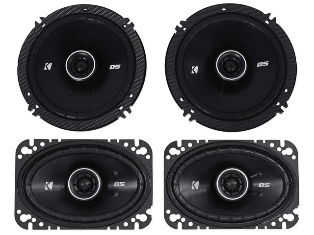 2 43DSC4604 DSC460 4x6 Car Speakers+2 43DSC6504 DSC650 6.5' Speakers