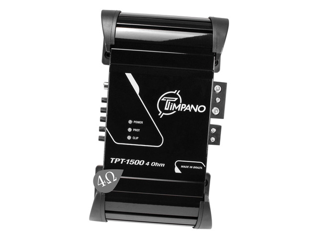1 Channel TPT-1500 4 Ohm Compact Car Audio Amplifier - 1600 Watts at 4 - 12 Volts 1 Channel Full Range Small Sized Amp with Built-in Equalizer for...