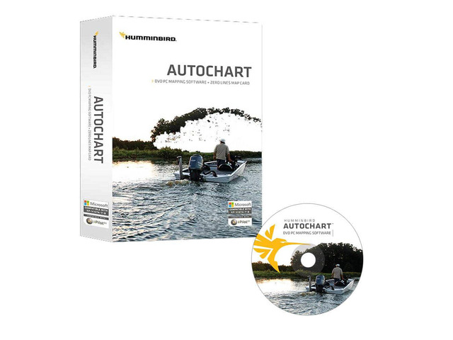 Autochart DVD PC Mapping Software w/Zero Lines Map Card
