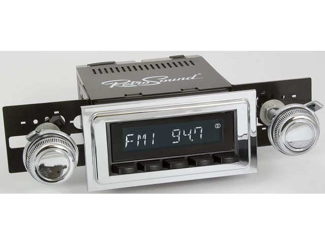 RetroRadio Compatible with 1968-72 Buick Skylark Features Include Bluetooth, AUX, AM/FM LAB-M1-112-116-03P-73PB