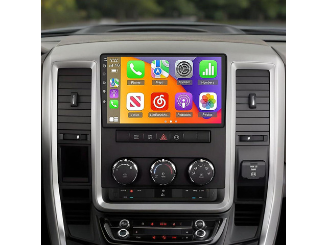 Double Din Car Stereo Radio for Dodge Ram 1500 2500 3500 1994 1995 1996 1997 1998 1999 2000 2001 2002 Stereo, 9 inch Head Unit Wireless Carplay...