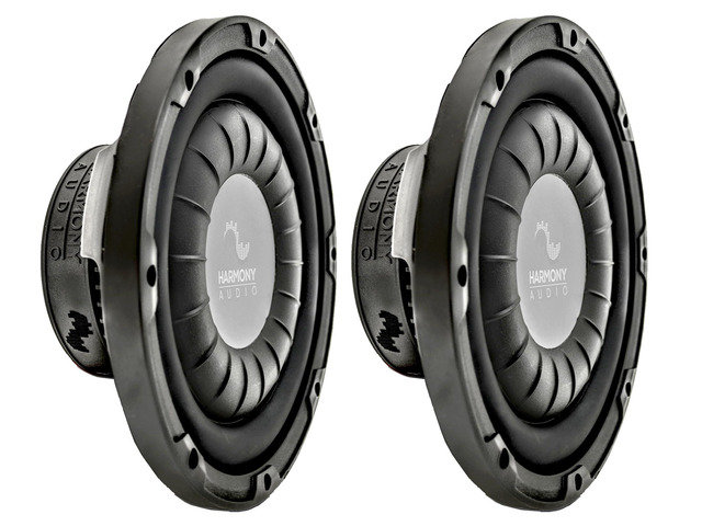 12' Subwoofer Pair Single 4 Ohm 800 Watt Flatline Matched Set of 2 Subs for Clean Car Stereo Bass, 12 Inch Size, Easy Wiring, Durable Build,...