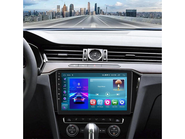 4+6GB Car Stereo Radio for Jeep Wrangler JK 2007 2008 2009 2010, DAB+ GPS Navi Head Unit with Backup Camera 2 Din for Carplay Android Auto 10.1in...