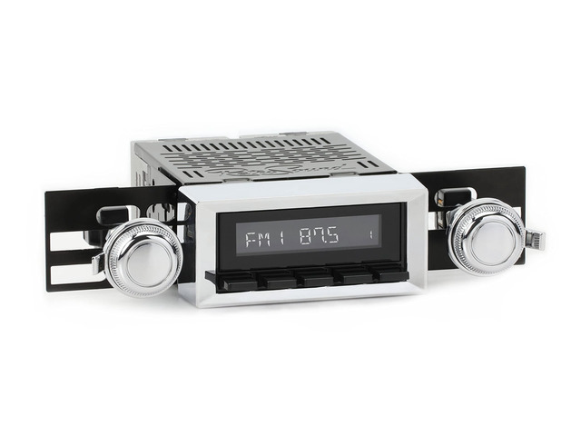 RetroRadio AM FM Stereo 03P-73P Black Compatible with 1973-87 GMC C/K Series Truck