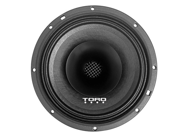 TECH PN6X 6.5 4-Ohm Mid-Range Pro Audio Coaxial Speaker 160 W RMS, Built-in Tweeter, High-Efficiency Loud Car Audio Upgrade