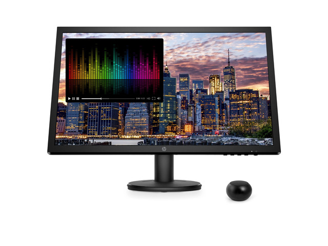 V24 FHD 1920x1080 Monitor Bundle with HDMI, FreeSync, Low Blue Light, and Mini Bluetooth Speaker for Professional Sound, Built-in Microphone and...