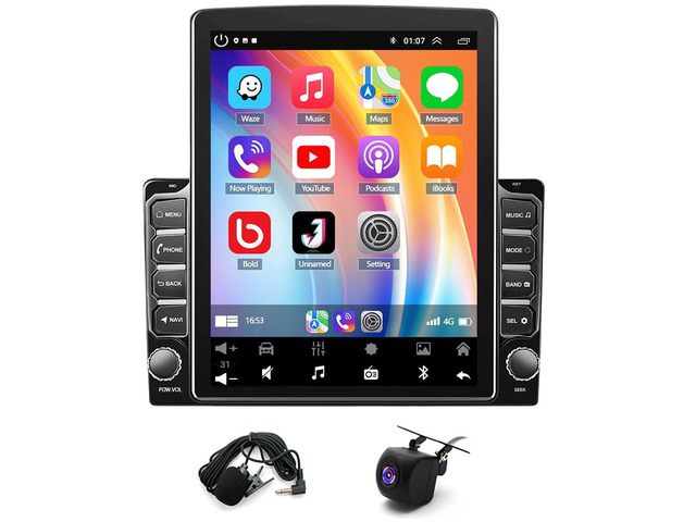 4+64G Android 14 Car Stereo Radio for Buick Encore 2013-2019, 9.7'' Touch Screen Double Din Radio with Carplay Android Auto GPS Navi SWC Bluetooth...